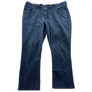 Riders By Lee Womens Jeans Size 8 Medium Midrise Bootcut Blue Denim